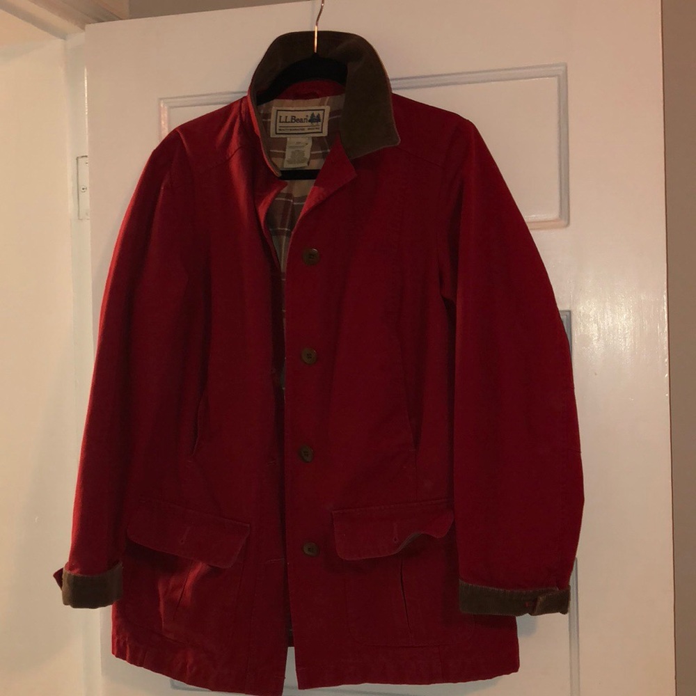 LL Bean barn coat